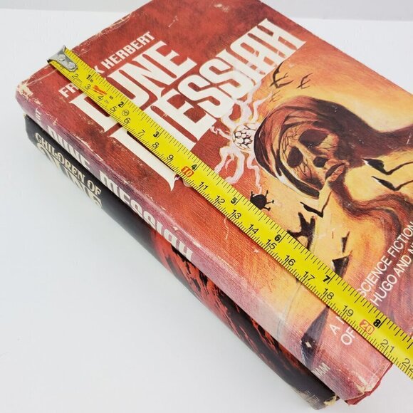 Dune Messiah, Children Dune Frank Herbert Book Club Ed. BCE HCDJ Pair (VTG Aged) - Picture 13 of 13